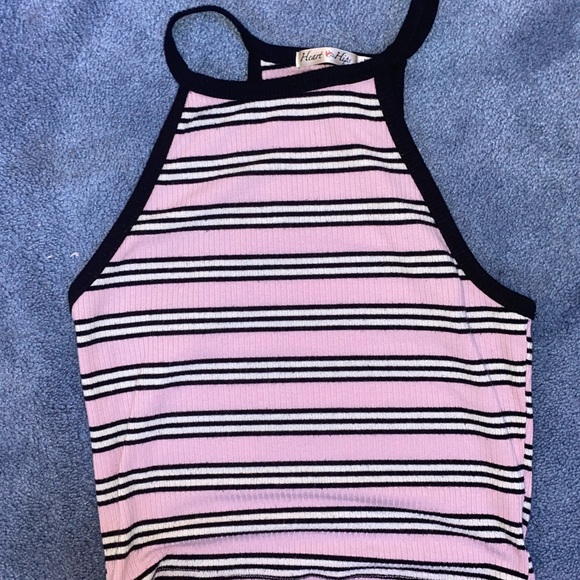 Striped Pink Tank Top